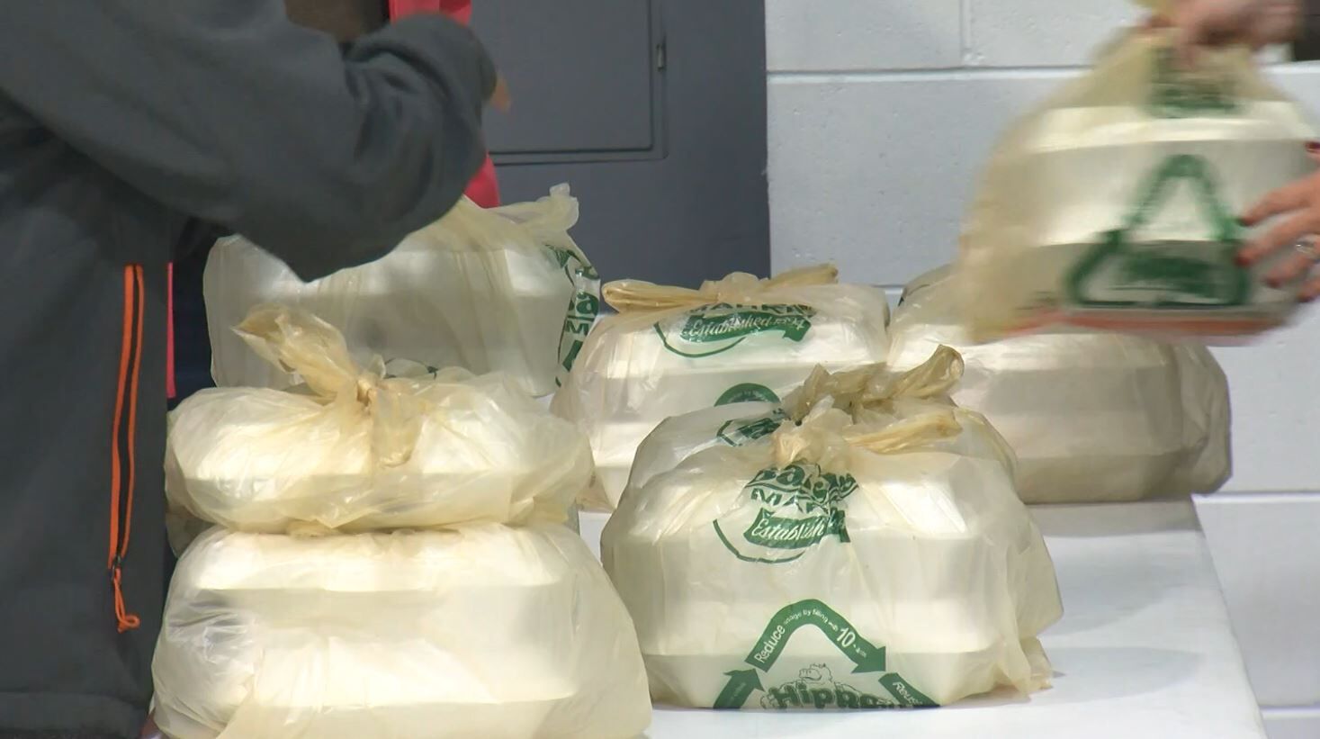 Local church gives meals to those in need